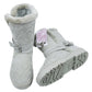 Kensie Women's Cozy Lightweight Slip On Faux Fur Lined Microsuede Booties