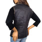 Dylan Faux Leather/Fur Snap Vest