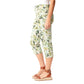 Gloria Vanderbilt Women’s Amanda Floral Print Jeans Summer Capri