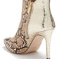 BCBGeneration Women's Haffi Snakeskin Embossed High Stiletto Heel Ankle Bootie