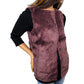 Dylan Reversible Faux Leather/Fur Vest