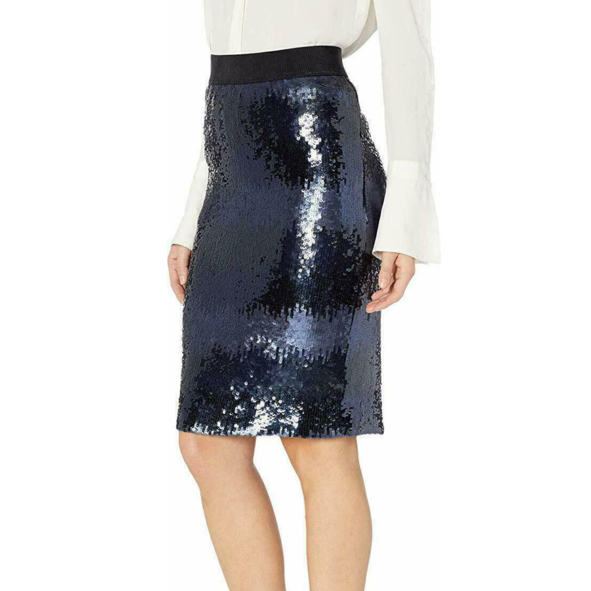 VINCE CAMUTO Ombre Sequin Pencil Skirt