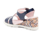 PUCHE Made In Spain Leather Cork Wedge Sandals
