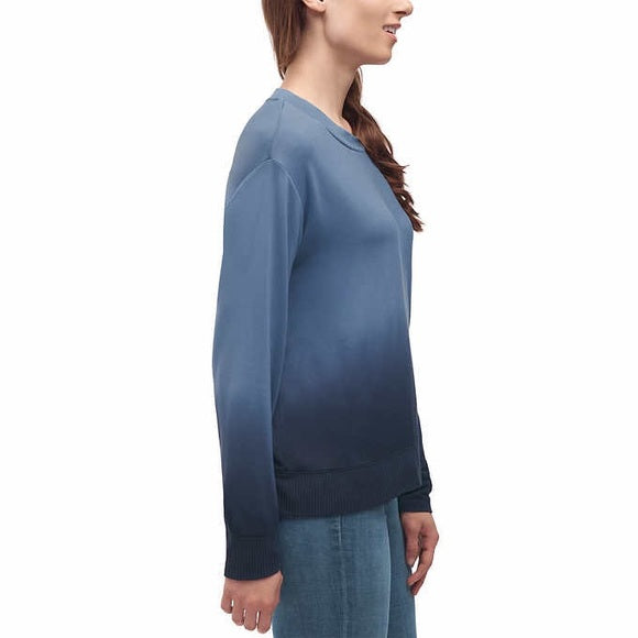 Splendid Super Soft Ombre Dip Dye Sweatshirt Pullover Shirt Top