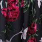 POL Women's Floral Burnout Velvet Embroidered Double Layered Ruffle Trim Cami Top