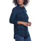 Weatherproof Vintage Ladies' Flannel Shirt Green 1111.jpg