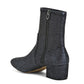 BOTKIER Women's Gemma Shimmer Gritter Block Heel Booties
