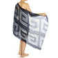 Jewel Print Wrinkle Scarf/Cover-Up