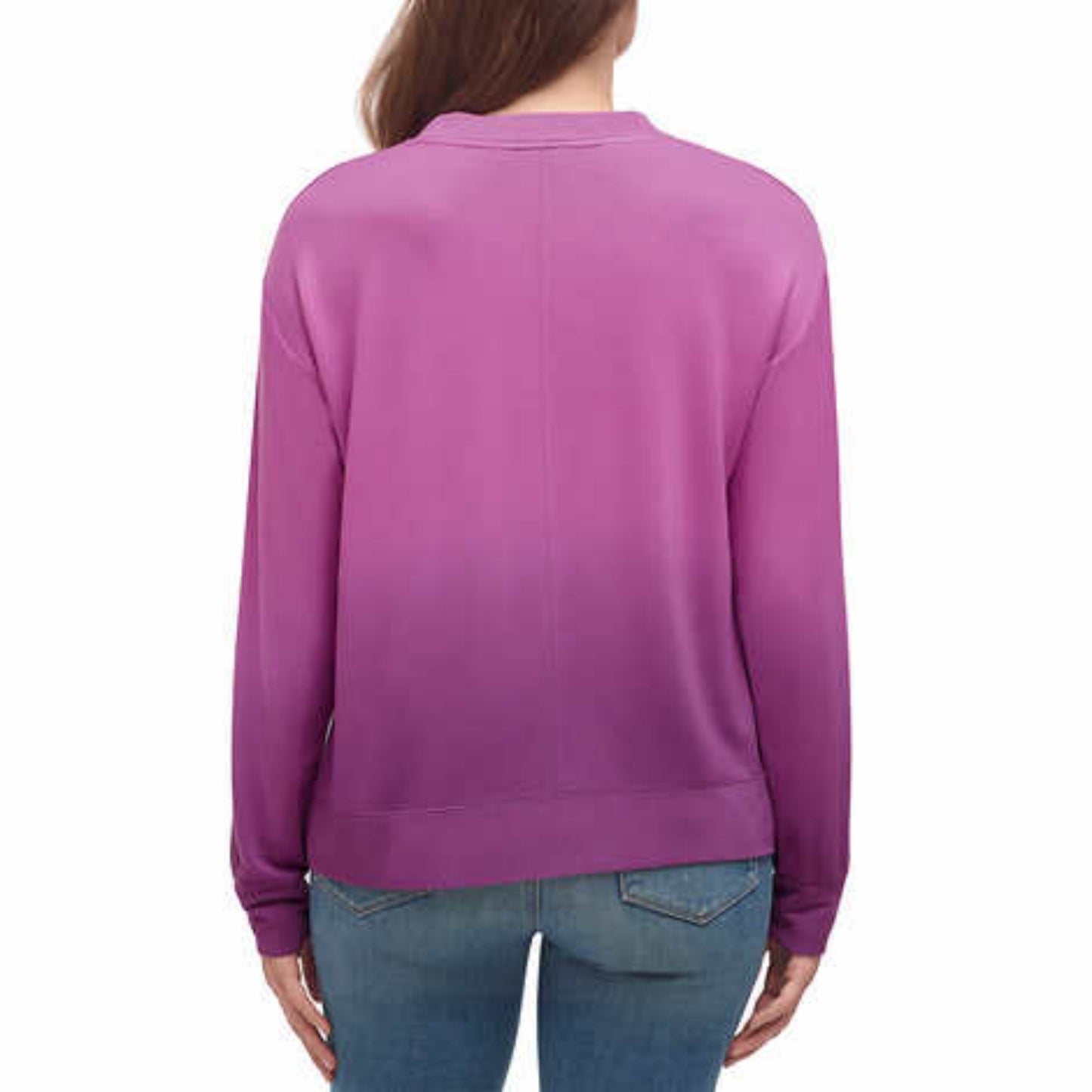 Splendid Super Soft Ombre Dip Dye Sweatshirt Pullover Shirt Top