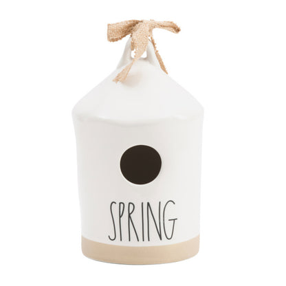 RAE DUNN Spring Easter Spring Decor Ceramic Birdhouse