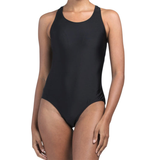 JONES NY Athletic Crossover Back Straps One-piece Swimsuit