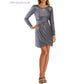 Tiana B Metallic Shimmer Foil Asymmetrical Ruched Cocktail Party Mini Dress