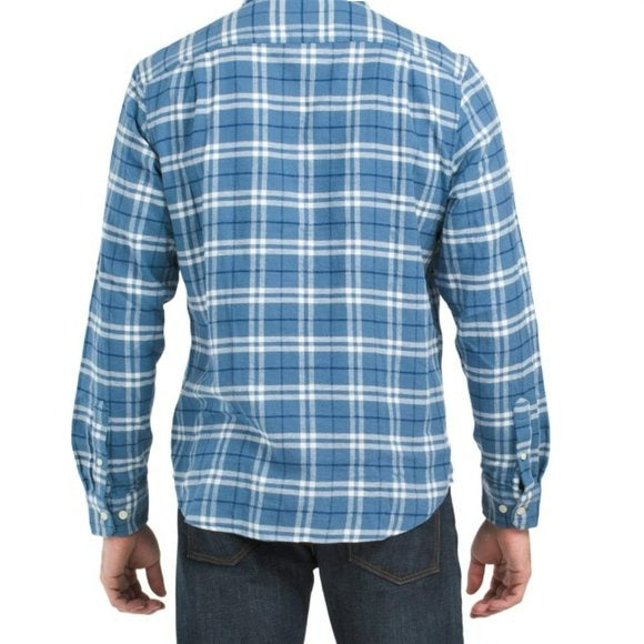 Nautica Men's Classic Collar Checked Soft Brushed Flannel Casual Button Down Shirt