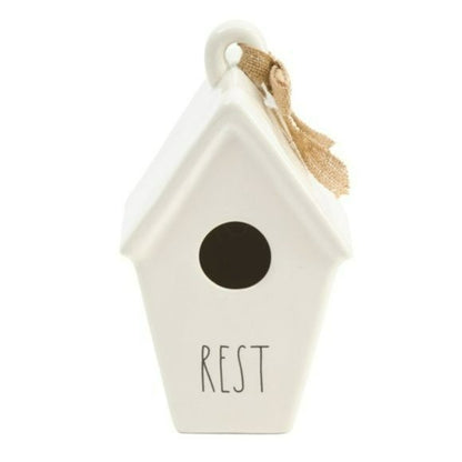 Rae Dunn Artisan Collection by Magenta Ceramic Taper Rest Birdhouse