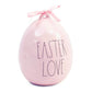 Rae Dunn 9.5in Ceramic Easter Love Egg