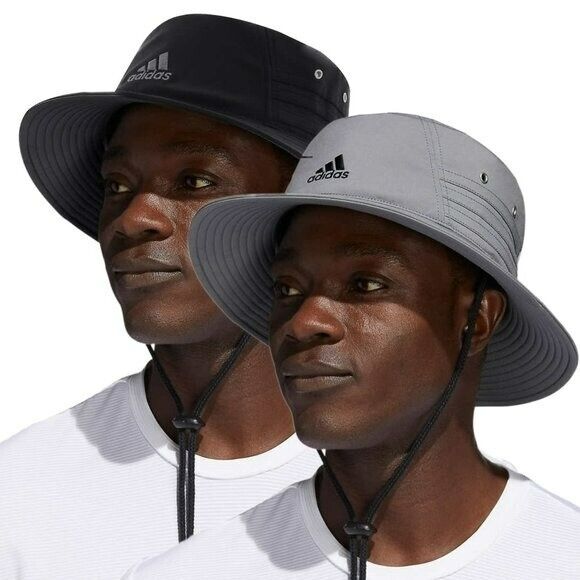 Adidas Aeroready Unisex Lightweight Moisture Wicking UPF 50 Bucket Sun Hat
