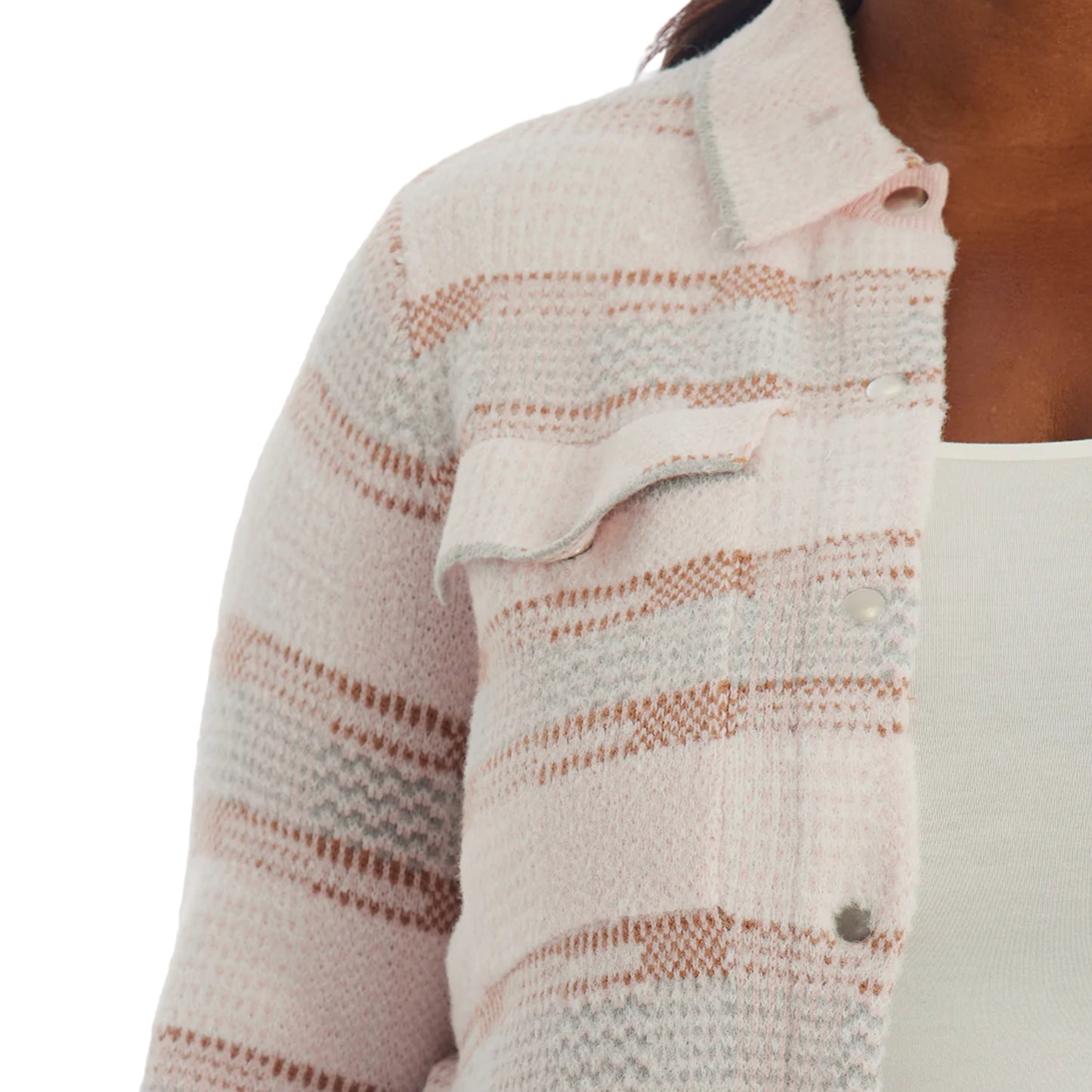 Adyson Parker Women's Plus Plaid Ultra Soft Knit Button Front Shirt Style Cardigan
