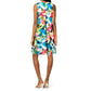 ANNE KLEIN Watercolor Bloom Print Dress