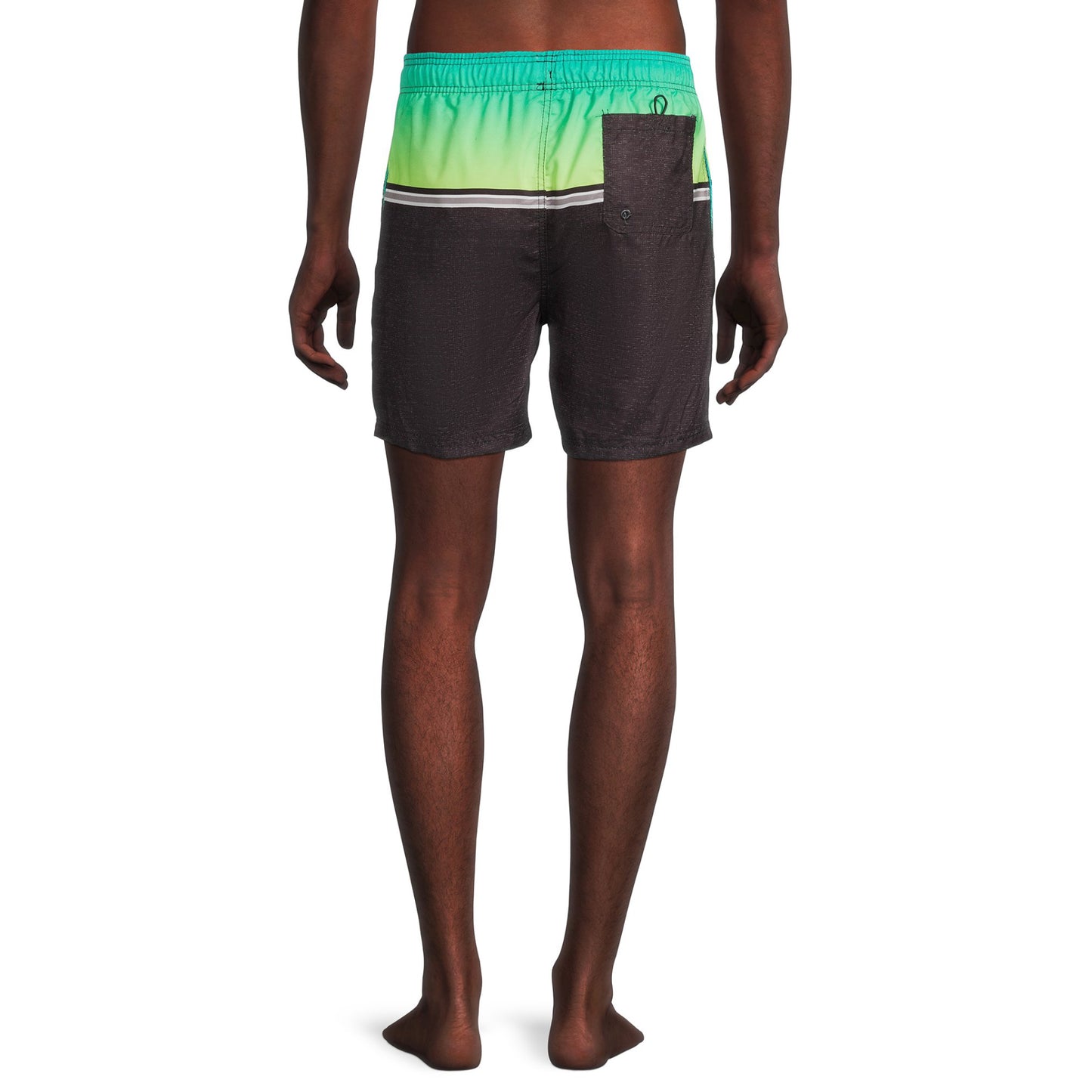 BURNSIDE APPAREL Volley 6" Inseam Beach Shorts Color Block Swim Trunks