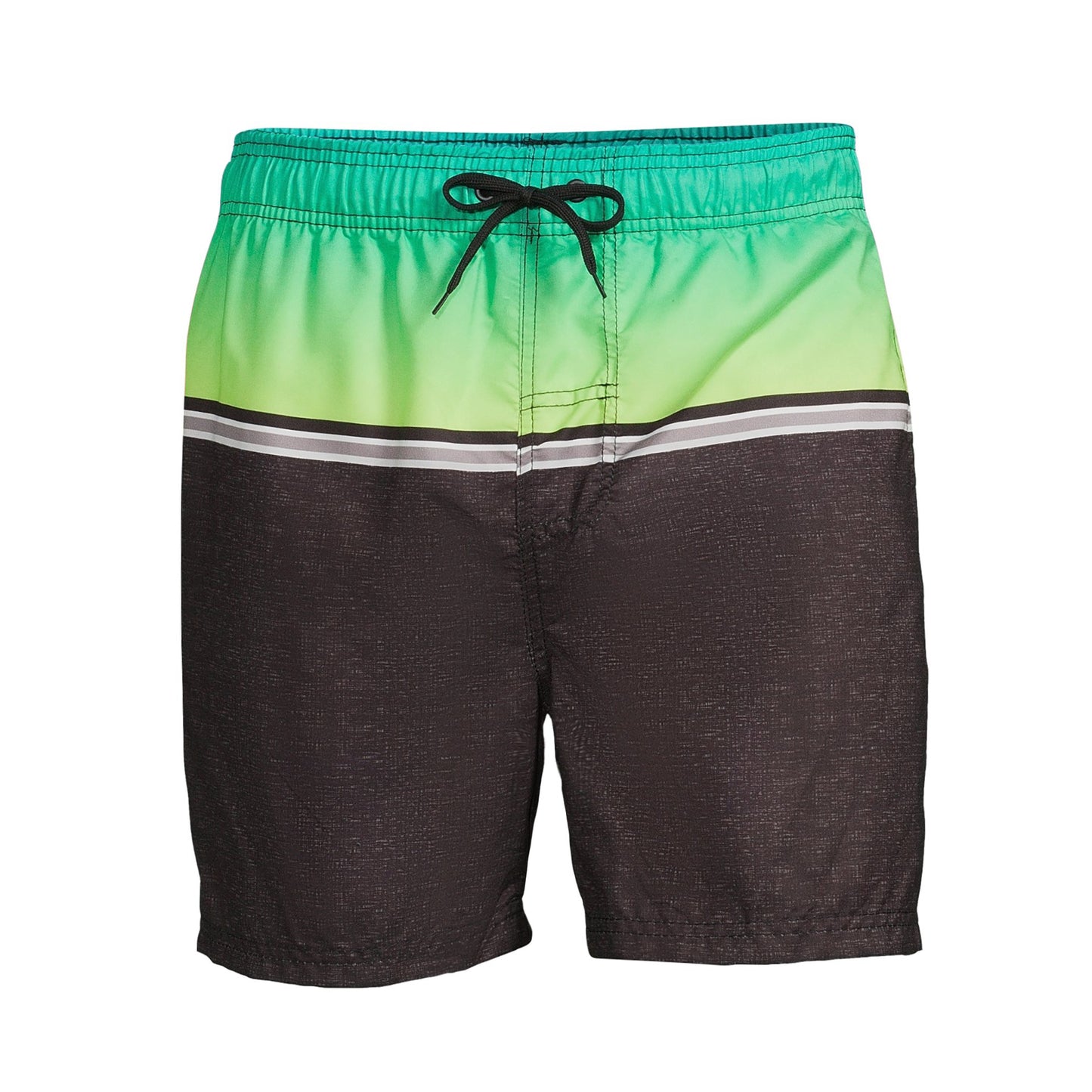 BURNSIDE APPAREL Volley 6" Inseam Beach Shorts Color Block Swim Trunks