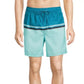 BURNSIDE APPAREL Men's Volley 6" Inseam Beach Shorts Color Block Swim Trunks