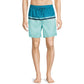 BURNSIDE APPAREL Men's Volley 6" Inseam Beach Shorts Color Block Swim Trunks