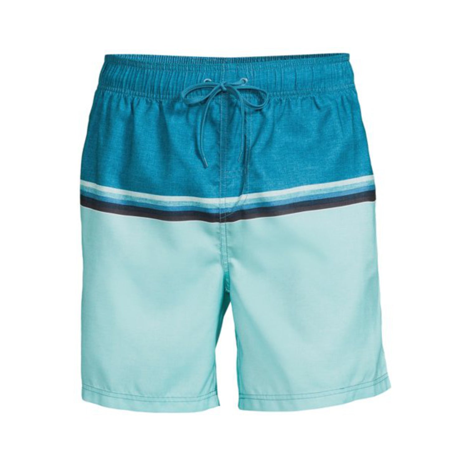 BURNSIDE APPAREL Men's Volley 6" Inseam Beach Shorts Color Block Swim Trunks