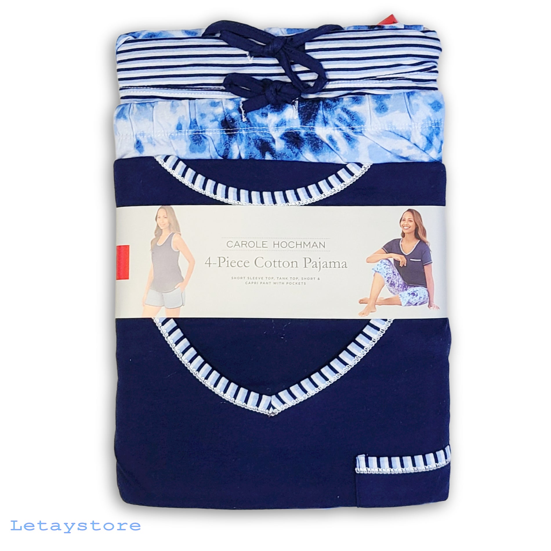 Carole hochman discount 4 piece pajamas