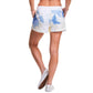 Champion Women's Tie-Dye Print side Pockets Cotton Blend Active Shorts