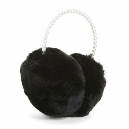 Christian Siriano Women's Pearl Band Faux Fur Earmuffs