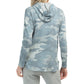 Cyrus Women's French Terry Camo Print Pullover Sweatshirt Casual Hoodie