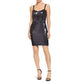 DRESS THE POPULATION Women's Lindsay Sequin V-neck Sheath Mini Dress