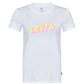 Levi's Women's The Perfect Tee Gold Pink Glitter Logo Print Cotton T-Shirt