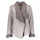 Dylan Women's Reversible Soft Faux Fur Suede Open Front Coat Jacket