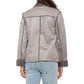 Dylan Women's Reversible Soft Faux Fur Suede Open Front Coat Jacket