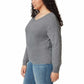 Ella Moss Ladies' Ribbed V-Neck Sweater Gray 111111_edited.jpg