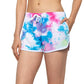 Franks Women's Tie Dye Print Lightweight Fast-Drying  Boarding Swim Shorts