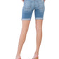 JEN7 by 7 For All Mankind's Rolled Cuffs Denim Bermuda Shorts