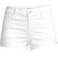 J Brand Women's Frayed Hem Slim Leg Denim Shorts