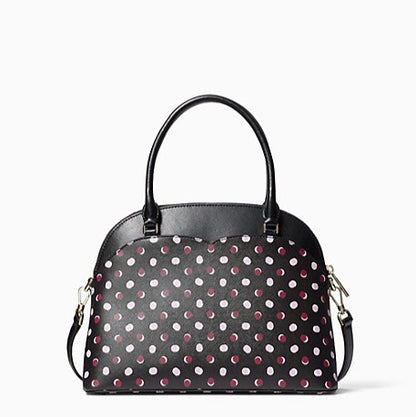 Kate Spade Women's Payton Dots Printed Medium Dome Satchel Bag