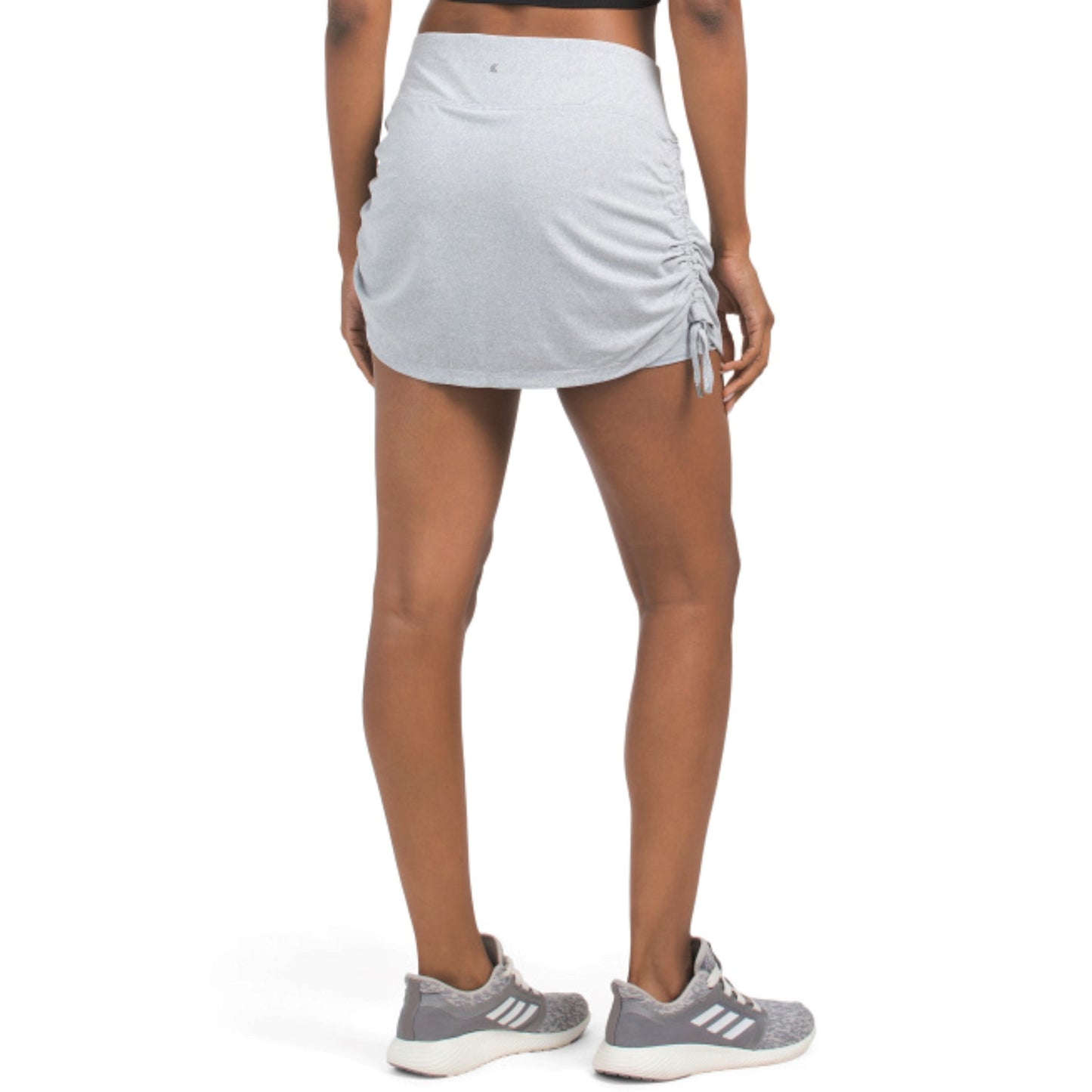 Kyodan Women's Elastic Waistband Built-in Shorts Ruched Side Active Tennis Golf Skort