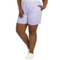 LazyPants Women's High Rise Soft Cotton Blend French Terry Shorts