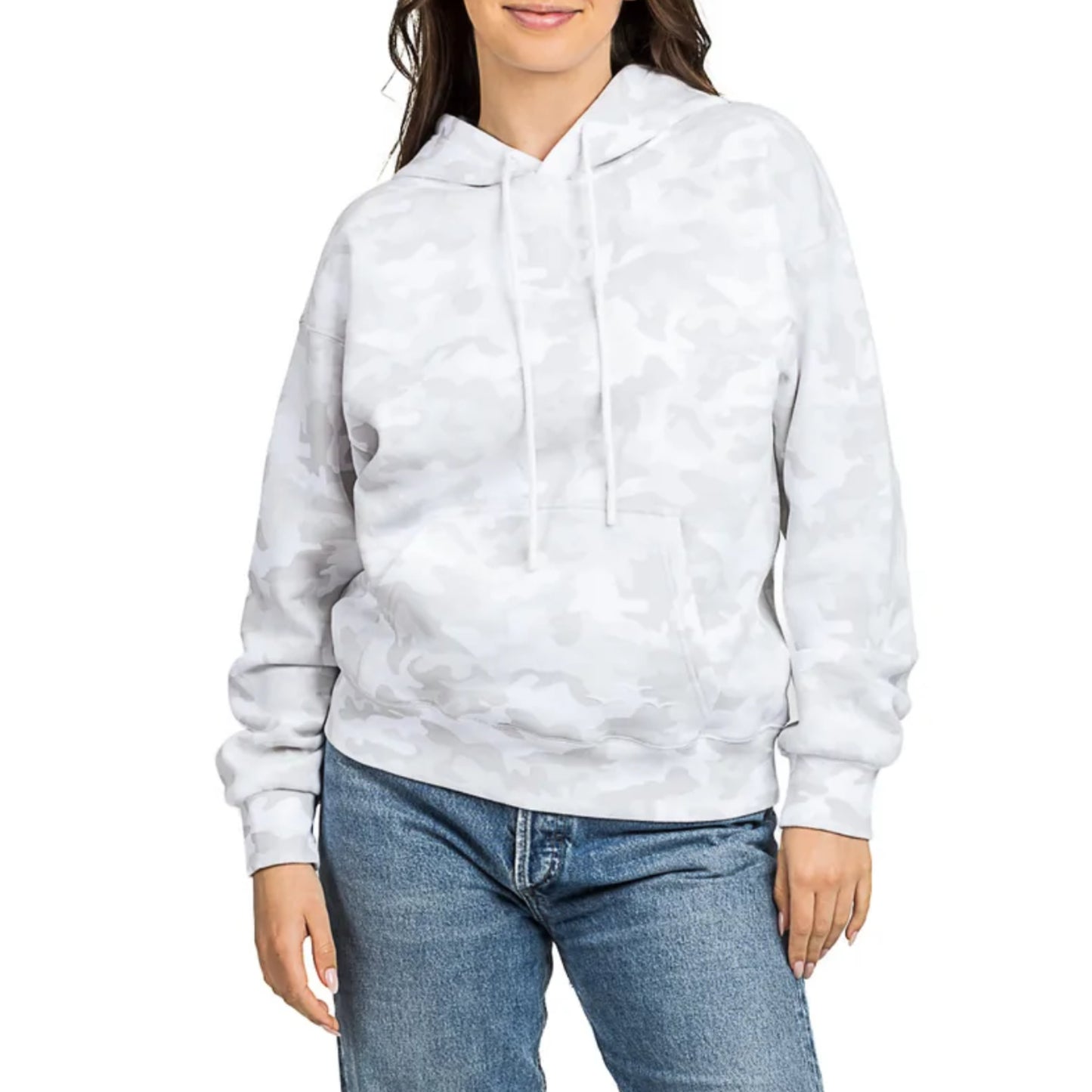 LazyPants Women's Fleece Lined Oversized Boyfriend Sweatshirt Hoodie
