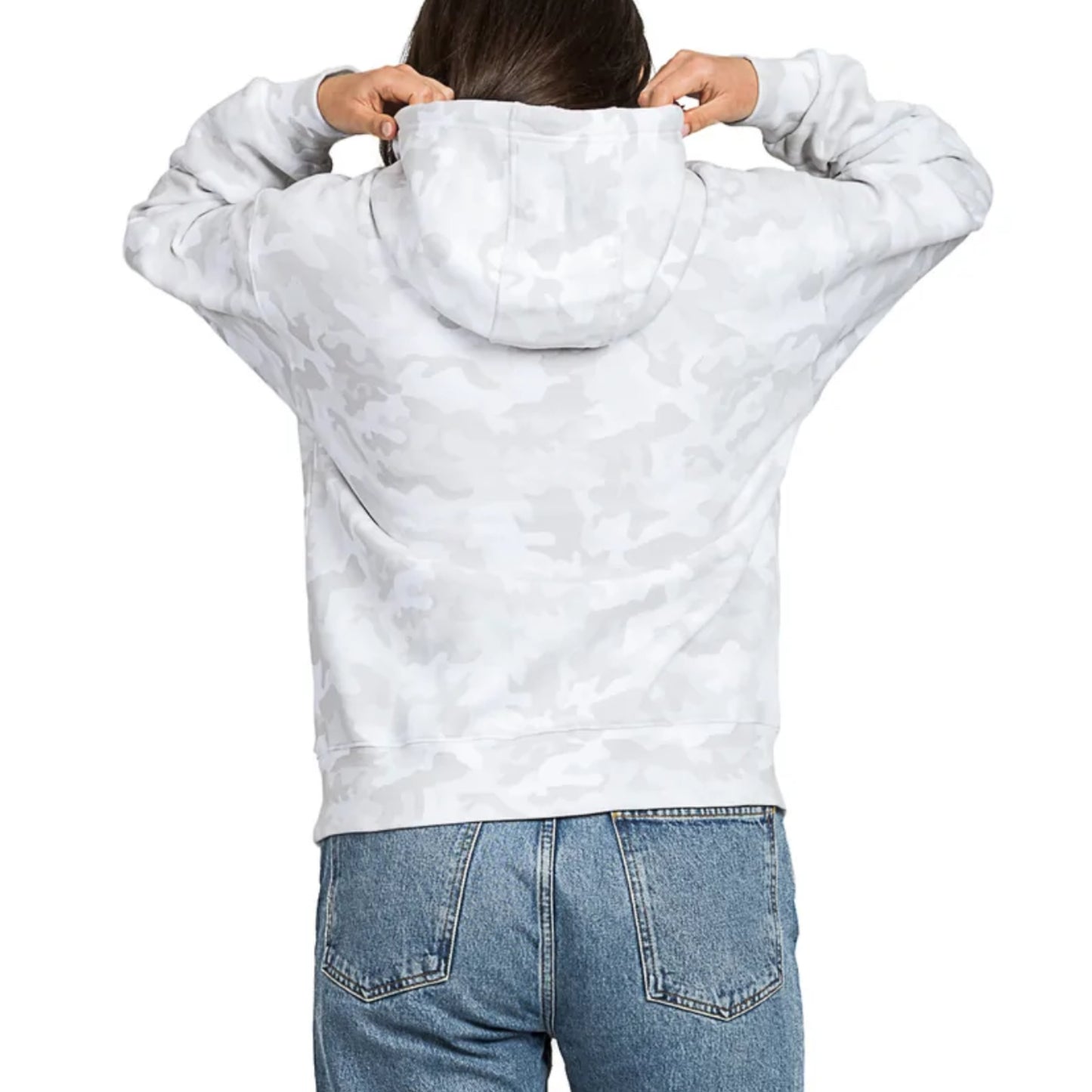 LazyPants Women's Fleece Lined Oversized Boyfriend Sweatshirt Hoodie