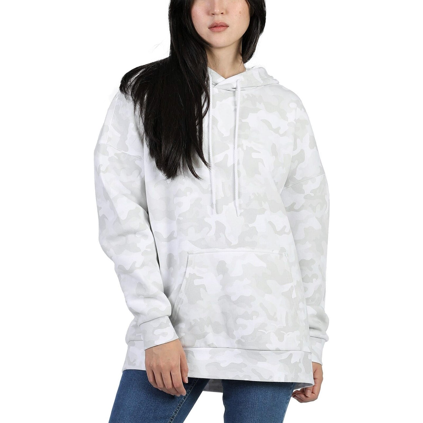 LazyPants Women's Fleece Lined Oversized Boyfriend Sweatshirt Hoodie
