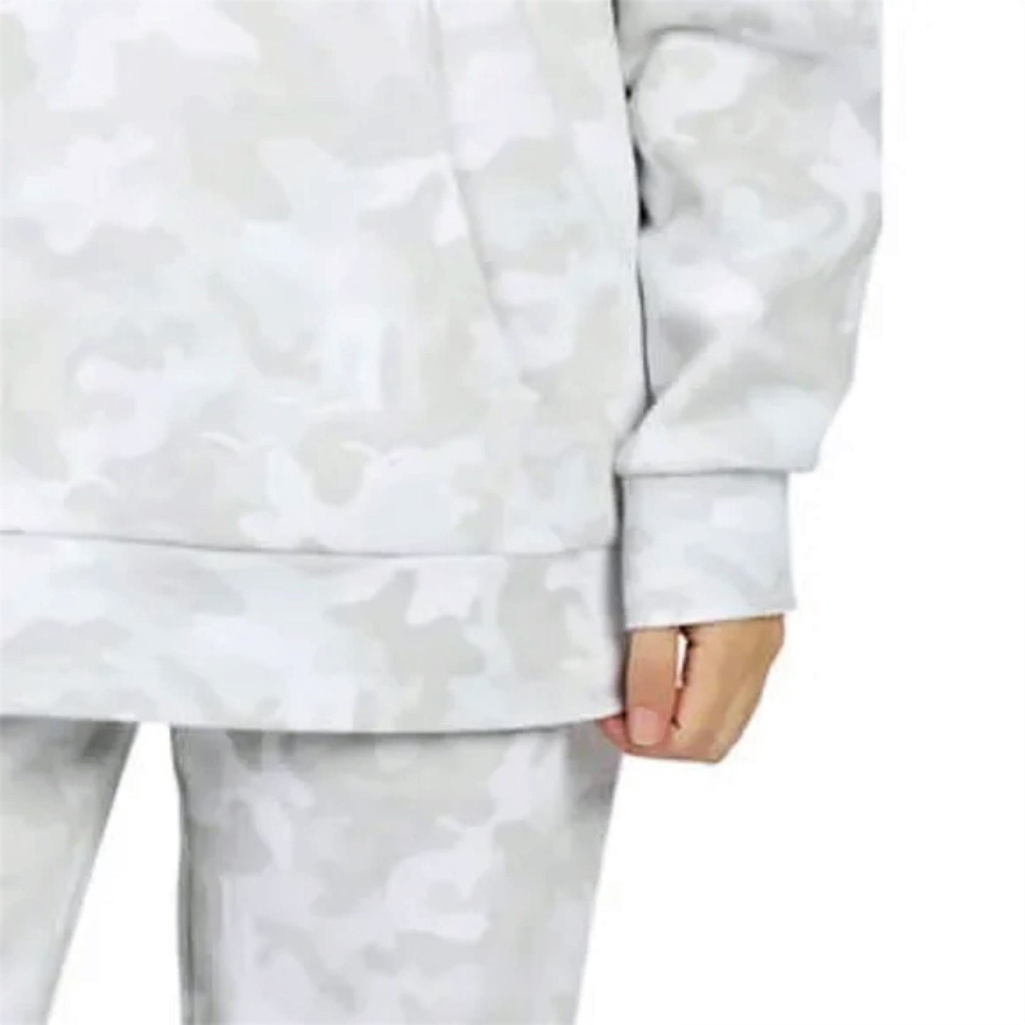 LazyPants Women's Fleece Lined Oversized Boyfriend Sweatshirt Hoodie
