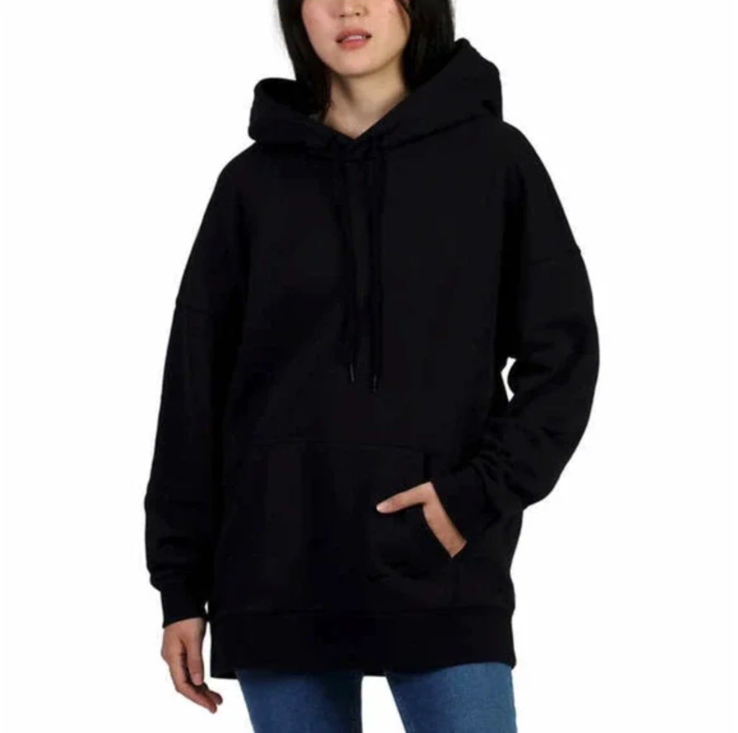 LazyPants Women's Fleece Lined Oversized Boyfriend Sweatshirt Hoodie