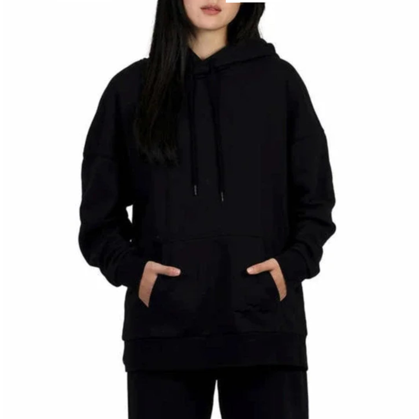 LazyPants Women's Fleece Lined Oversized Boyfriend Sweatshirt Hoodie