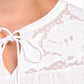 Lucky Brand Women's Plus Front Yoke Embroidery Lightweight Cotton Sleeveless Blouse Top