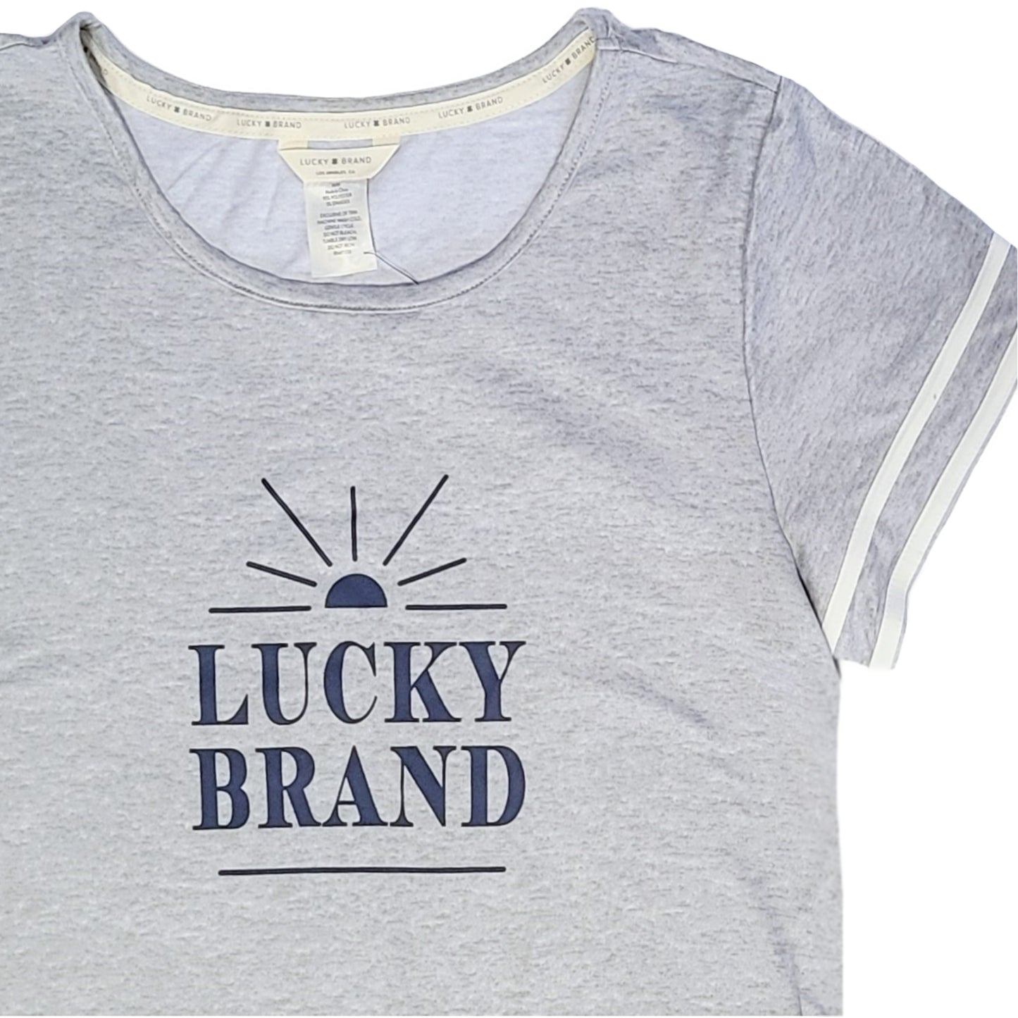 Lucky Brand Women's 2-Pc Ultra Soft Stars T-Shirt and Shorts Lounge PJ –  Letay Store
